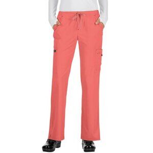 KOI™ 731 Women's Holly 8-Pocket Cargo Scrub Pant - Coral